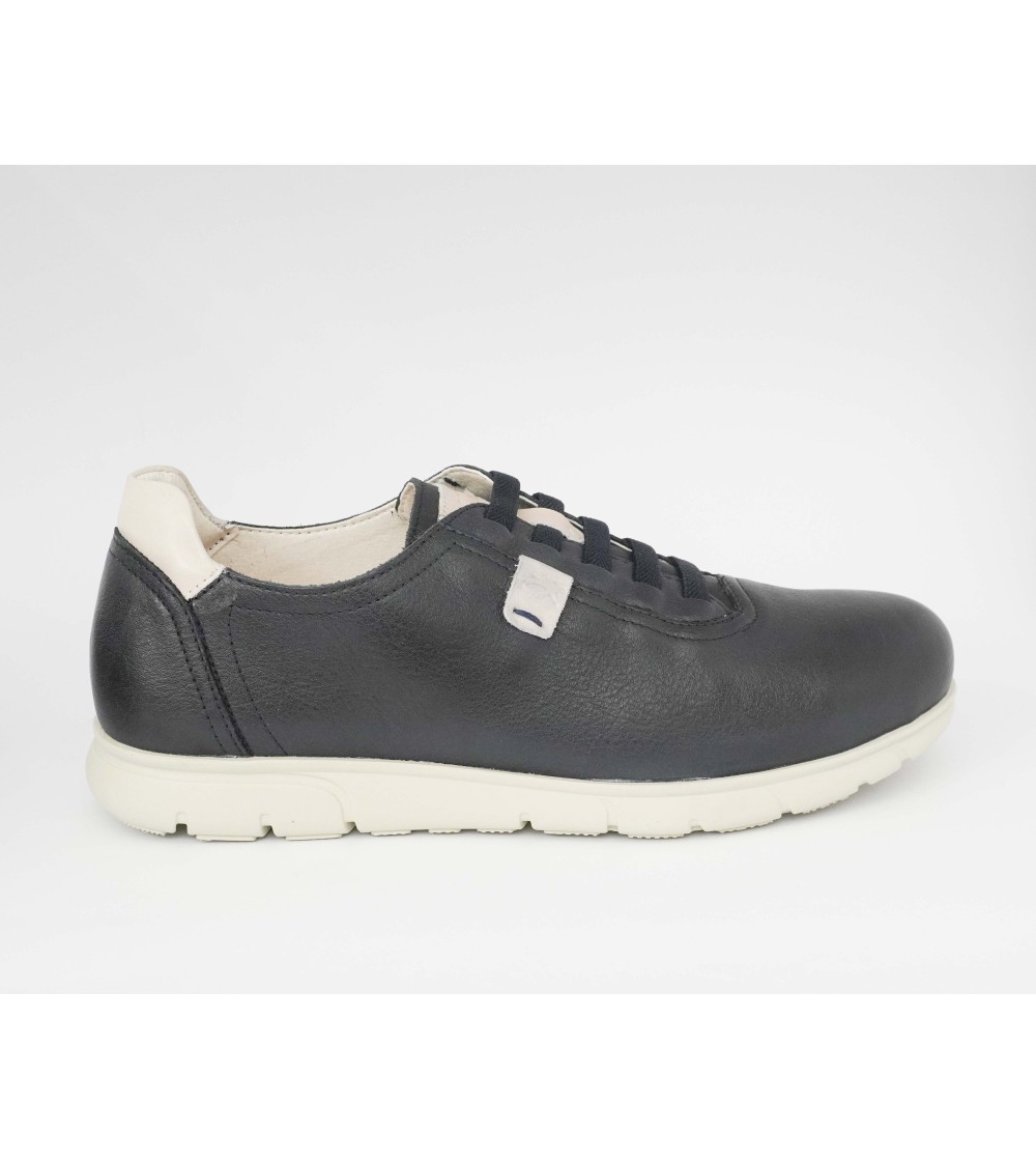 Fluchos Sneakers Slipon Laccio Elastico Sport Nappa Blu
