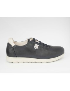 Fluchos Sneakers Slipon Laccio Elastico Sport Nappa Blu