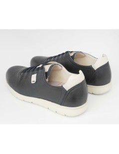 Fluchos Sneakers Slipon Laccio Elastico Sport Nappa Blu