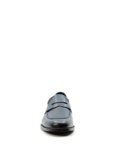 Fluchos Mocassino College Fondo Gomma Flex Nappa Oceano