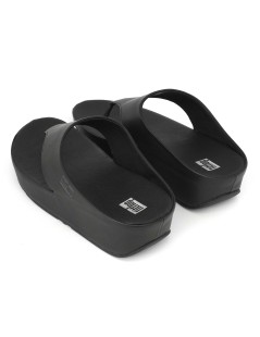 Fit Flop Ciabatta Infradito Shuv Tutto Pelle Nero