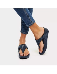 Fit Flop Ciabatta Infradito Lulù Glitter Blu