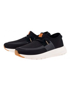 Hey Dude Slipon Sneakers Fascia Laterale Nero Bianco