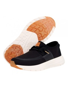 Hey Dude Slipon Sneakers Fascia Laterale Nero Bianco