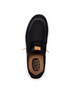 Hey Dude Slipon Sneakers Fascia Laterale Nero Bianco
