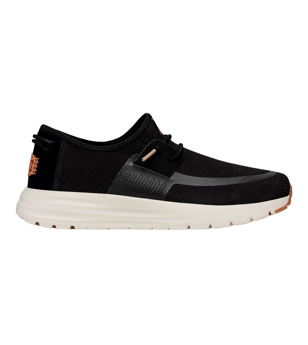 Hey Dude Slipon Sneakers Fascia Laterale Nero Bianco