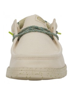 Hey Dude Slipon Vaschetta Lacci Elastici Bianco Pietra