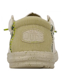 Hey Dude Slipon Vaschetta Lacci Elastici Bianco Pietra