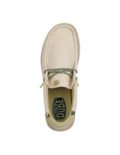 Hey Dude Slipon Vaschetta Lacci Elastici Bianco Pietra