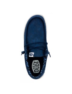 Hey Dude Slipon Vaschetta Lacci Elastici Navy