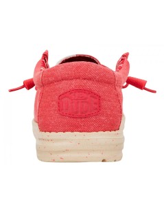 Hey Dude Slipon Vaschetta Lacci Elastici Fragola