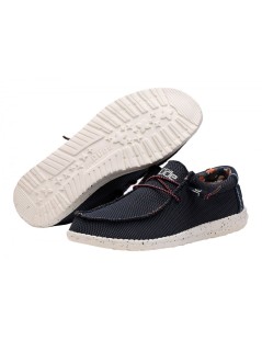 Hey Dude Slipon Vaschetta Lacci Elastici Blu Multi