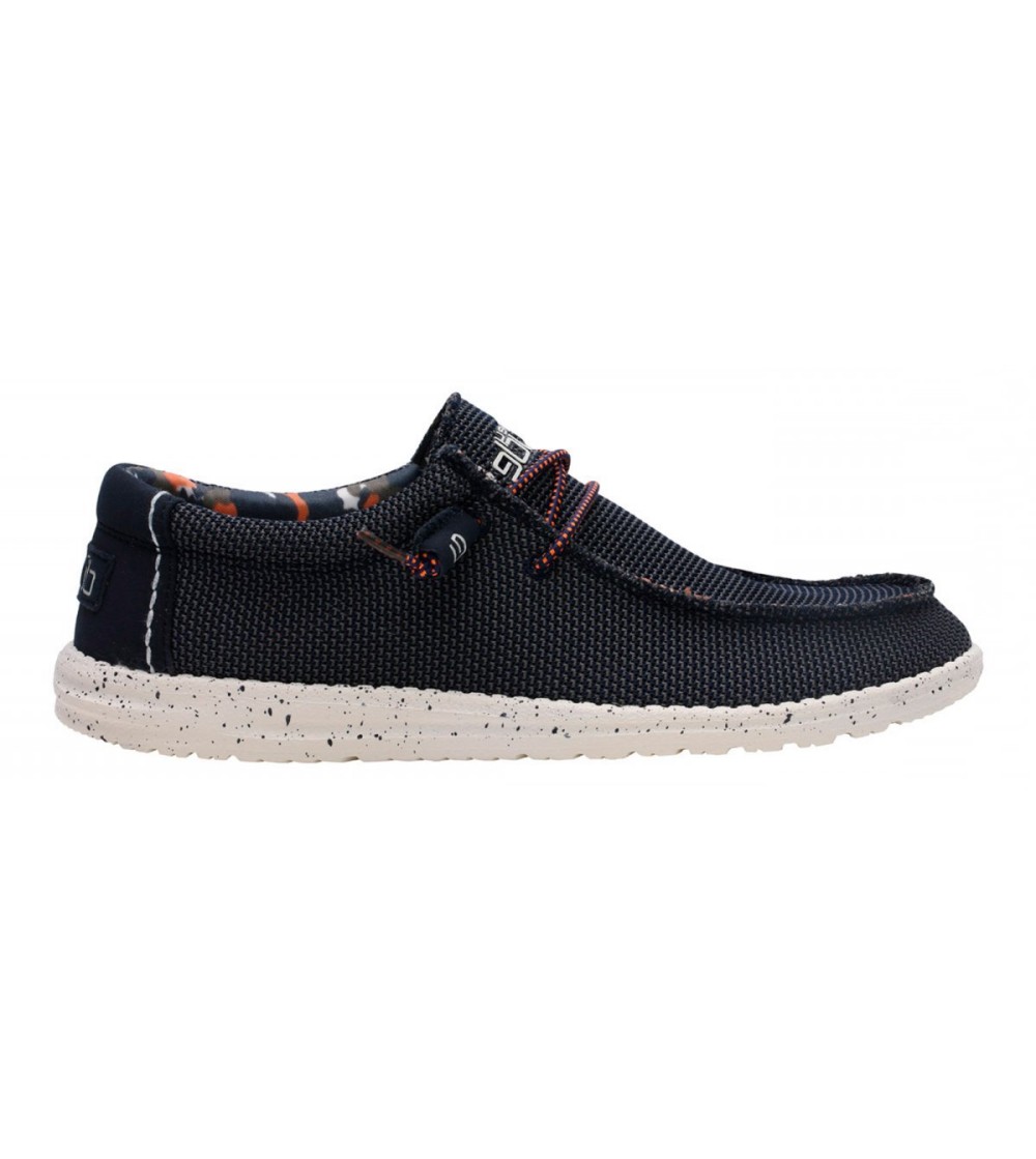 Hey Dude Slipon Vaschetta Lacci Elastici Blu Multi