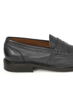 Franco Fedele Mocassino College Artigianale Nappa Marine