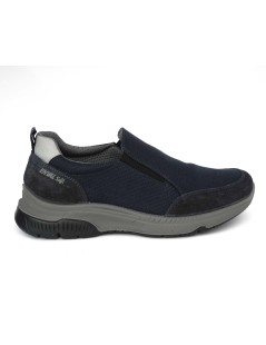Enval Soft Slipon Uomo Sport Plantare Tessuto Elastico Blu