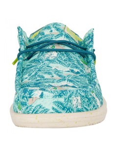 Hey Dude Slipon Vaschetta Lacci Elastici Blu Tropical
