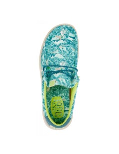 Hey Dude Slipon Vaschetta Lacci Elastici Blu Tropical