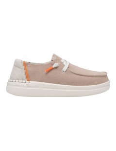 Hey Dude Slipon Platform Alto Tessuto Sabbia