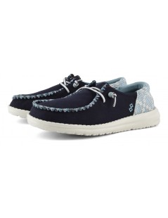 Hey Dude Slipon Bassa Vaschetta Lacci Elastici Blu