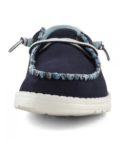 Hey Dude Slipon Bassa Vaschetta Lacci Elastici Blu