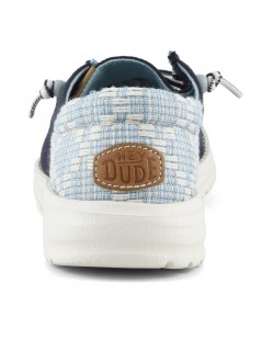 Hey Dude Slipon Bassa Vaschetta Lacci Elastici Blu