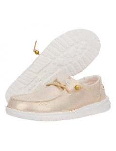 Hey Dude Slipon Bassa Vaschetta Lacci Elastici Oro