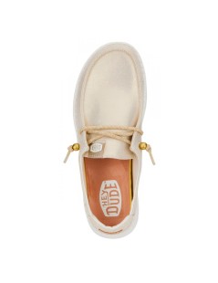 Hey Dude Slipon Bassa Vaschetta Lacci Elastici Oro