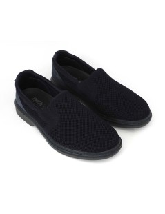 Enval Soft Mocassino Uomo Slipon Tessuto Elastico Blu