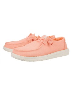 Hey Dude Slipon Bassa Vaschetta Lacci Elastici Salmone