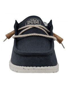Hey Dude Uomo Wally Vaschetta Elastici Tessuto Navy