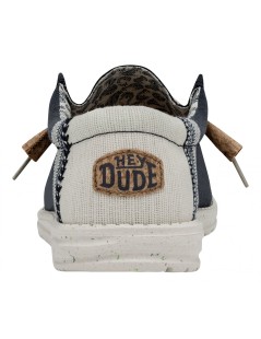 Hey Dude Uomo Wally Vaschetta Elastici Tessuto Navy