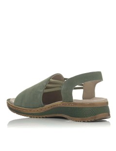 Ara Shoes Sandalo Zeppa Fasciona Elastici Braccialetto Verde