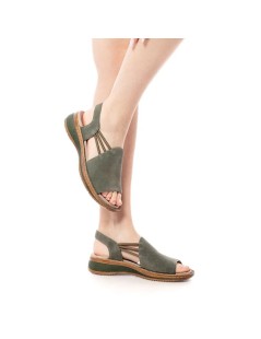 Ara Shoes Sandalo Zeppa Fasciona Elastici Braccialetto Verde