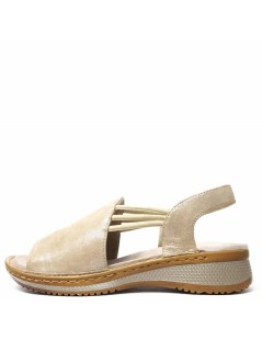 Ara Shoes Sandalo Zeppa Fasciona Elastici Braccialetto Sabbia