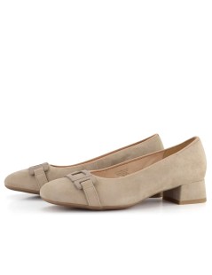 Ara Shoes Ballerina Tacco Medio Accessorio Sabbia