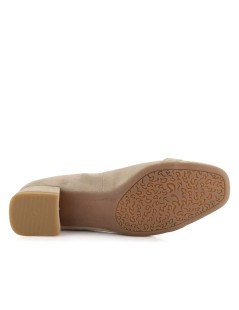 Ara Shoes Ballerina Tacco Medio Accessorio Sabbia