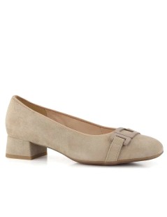Ara Shoes Ballerina Tacco Medio Accessorio Sabbia