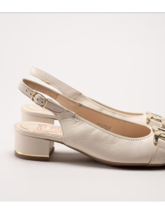 Ara Shoes Slingback Accessorio Catena Fibbia Elastica Burro