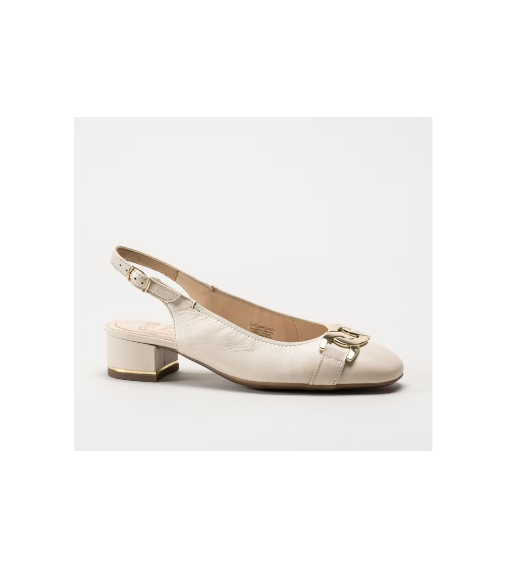 Ara Shoes Slingback Accessorio Catena Fibbia Elastica Burro