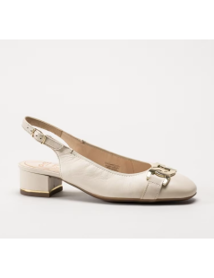 Ara Shoes Slingback Accessorio Catena Fibbia Elastica Burro