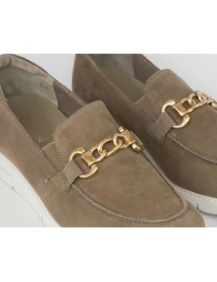 F.lli Tomasi Mocassino Comfort Plantare Estraibile Tortora