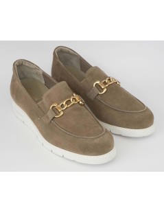 F.lli Tomasi Mocassino Comfort Plantare Estraibile Tortora