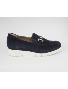 F.lli Tomasi Mocassino Comfort Plantare Estraibile Blu