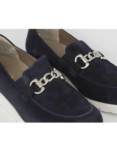 F.lli Tomasi Mocassino Comfort Plantare Estraibile Blu
