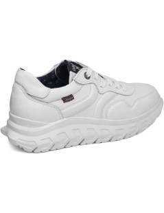 Callaghan SQUALO 2 Sneakers in Pelle Fondo Medio Bianco