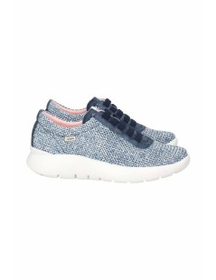 Callaghan NUBE Sneakers Dettagli Camoscio Lacci Fissi Elastici Blu