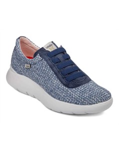 Callaghan NUBE Sneakers Dettagli Camoscio Lacci Fissi Elastici Blu