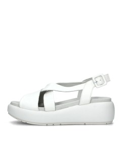 Callaghan SAN REMO Sandalo Multi Fasce Trasversali Fibbia Bianco