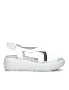 Callaghan SAN REMO Sandalo Multi Fasce Trasversali Fibbia Bianco