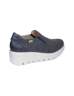 Callaghan AMAL Slipon Accollato Zeppa Alta Traforato Blu